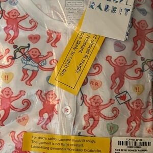 Roller Rabbit Be My Monkey Kids Pajamas